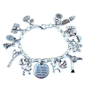Dog Groomer Charm Bracelet